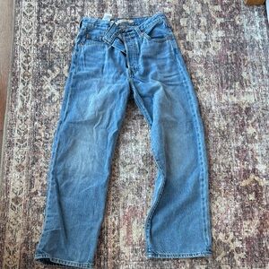 Levi’s Straight Ribcage Ankle size 26 Button Fly